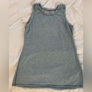 LULULEMON PUSHING LIMITS MUSCLE TANK/ Heathered seascape